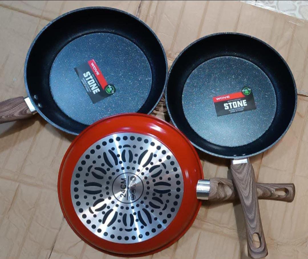 Red Stone Non-Stick Pan