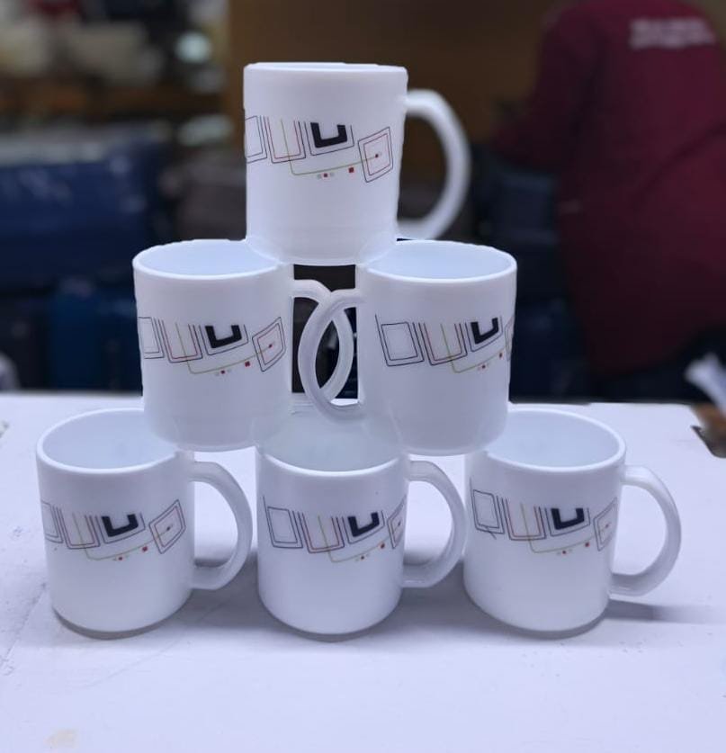 6pcs Sunday est Luminarc breakfast cups