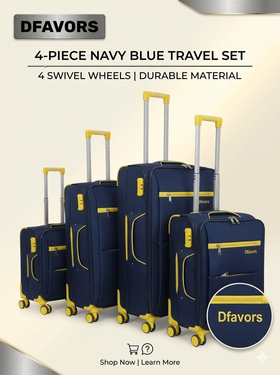 4in1 Fabric Suitcase