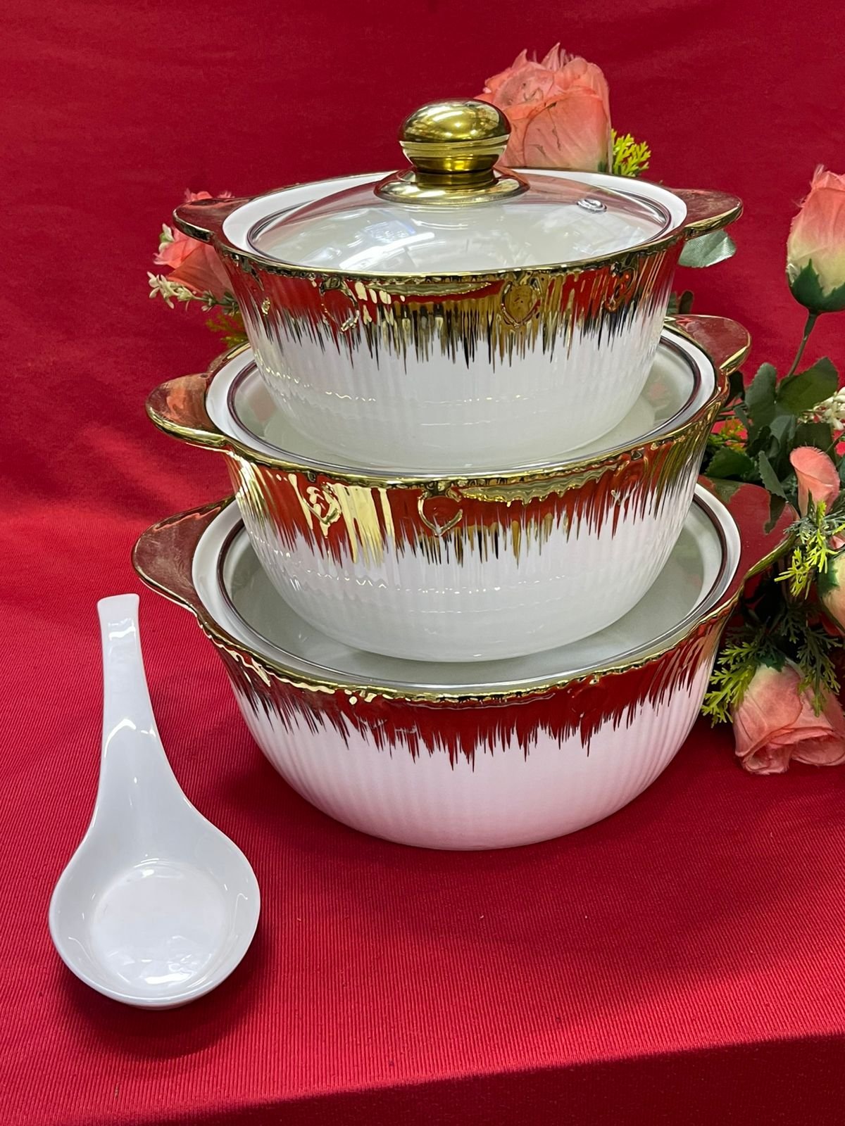 9pcs Ceramic Dish Set